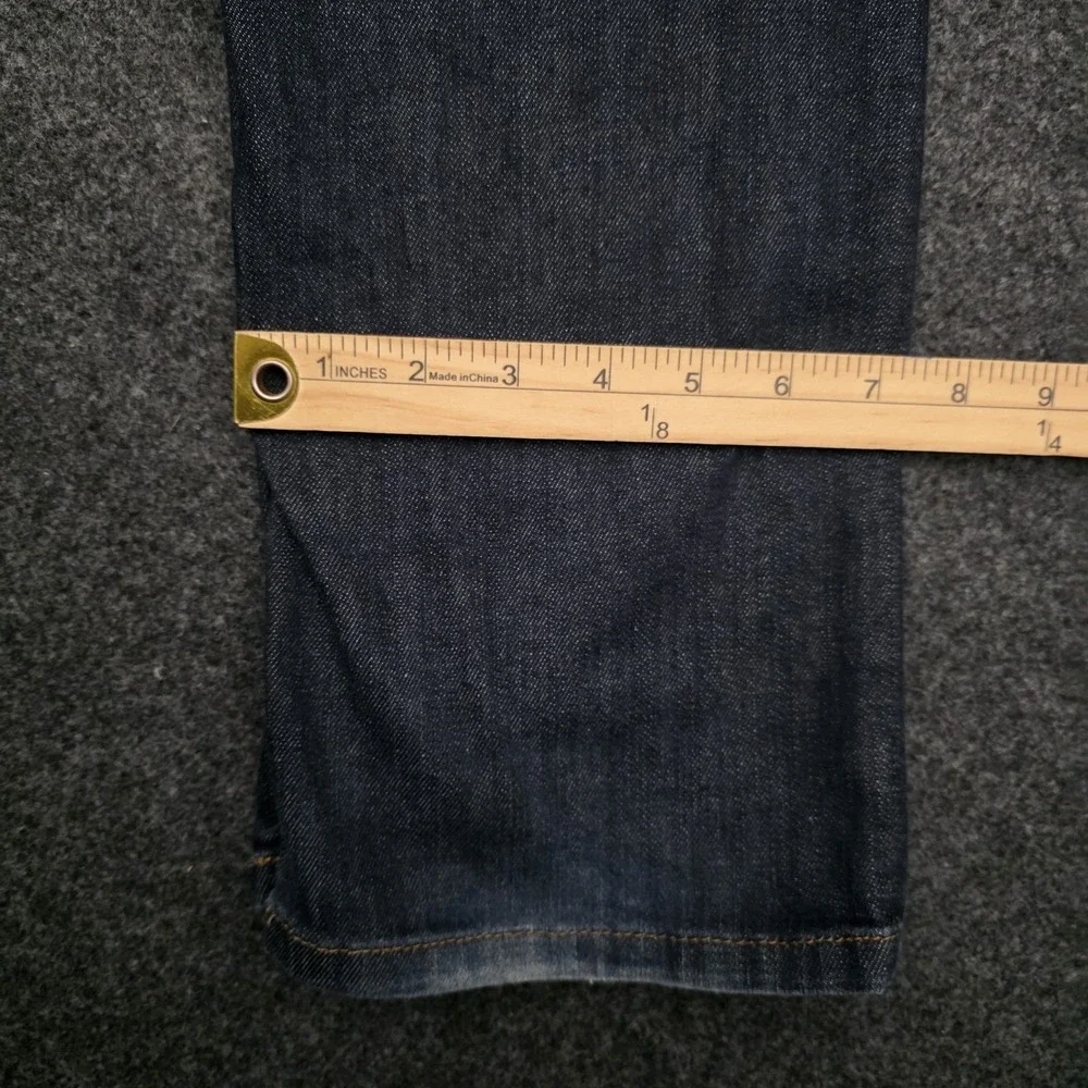 Joes Jeans Mens 32  Blue Savile Row Straight Slim‎ Mid Rise Whiskered Dark Wash